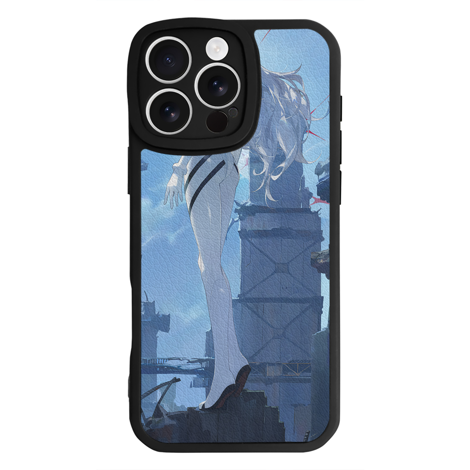（画像用） EVA 新世紀エヴァンゲリオン 【iPhone 16シリーズ対応】シリコンスマホケース（レザー調） 材質：シリコン